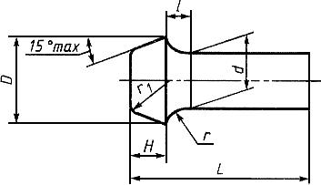 ГОСТ 10303-80 Заклепки с плоской головкой классов точности В и С. Технические условия (с Изменением N 1)