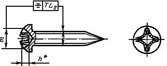 ГОСТ 11650-80 Винты самонарезающие с полукруглой головкой и заостренным концом для металла и пластмассы. Конструкция и размеры (с Изменением N 1)