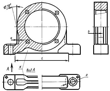 ГОСТ 13218.1-80 Корпуса типа ШМ подшипников качения диаметром от 47 до 150 мм. Конструкция и размеры