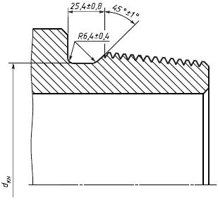 ГОСТ 28487-90 Резьба коническая замковая для элементов бурильных колонн. Профиль. Размеры. Допуски (с Изменением N 1)