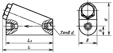 ГОСТ 6918-81 Фильтры сетчатые линейные для пластичного смазочного материала. Технические условия (с Изменением N 1)