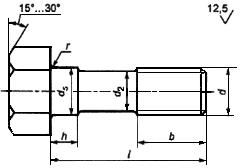 ГОСТ Р 52644-2006 (ИСО 7411:1984) Болты высокопрочные с шестигранной головкой с увеличенным размером под ключ для металлических конструкций. Технические условия (с Изменением N 1)